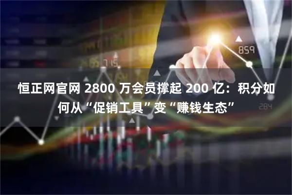 恒正网官网 2800 万会员撑起 200 亿：积分如何从“促销工具”变“赚钱生态”